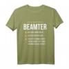Lustiges Beamter Beamtin T-Shirt mit Witz & Berufsspruch  Perfektes Geschenk für Beamte, Lehrer, Polizisten & Studenten zu Weihnachten & Geburtstag