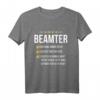 Lustiges Beamter Beamtin T-Shirt mit Witz & Berufsspruch  Perfektes Geschenk für Beamte, Lehrer, Polizisten & Studenten zu Weihnachten & Geburtstag