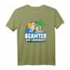 Beamter auf Lebenszeit T-Shirt mit Strandmotiv  Lustiges Geschenk für Beamte, Lehrer, Zollbeamte & Polizisten nach der Probezeit
