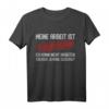 Meine Arbeit ist streng geheim Lustiges Büro & Homeoffice T-Shirt  Perfektes Geschenk für Kollegen, Chefs, Ingenieure und Forscher
