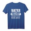 Herren Vater und Polizist Polizei Lustiges T-Shirt  Perfektes Geschenk für Polizisten, Polizei Beamte & Nachwuchs mit humorvollem Spruch