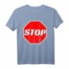 Lustiges STOP Verkehrszeichen T-Shirt  Geschenk für Polizisten, Verkehrserzieher, Kinder & Karnevals Kostümidee