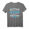 Lustiges Polizei Polizist T-Shirt - Unterschätze niemals einen alten Polizisten Geschenk für Beamte, Rentner & Polizei-Fans zu Weihnachten & Geburtstag