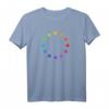 Europa bunt Regenbogen EU Symbol Flagge Sterne Fahne T-Shirt  Unterstützung für Europa, Vielfalt & LGBTQ+ Pride