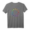 Europa bunt Regenbogen EU Symbol Flagge Sterne Fahne T-Shirt  Unterstützung für Europa, Vielfalt & LGBTQ+ Pride