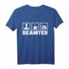 Beamter T-Shirt mit Stempel, Kaffee & Aktenordner  Klassisch geschnittenes Geschenk für Beamte im öffentlichen Dienst