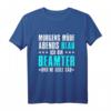 Morgens Müde Abends Blau Ich bin Beamter T-Shirt - Lustiges Geschenk für Kollegen, Chef & Arbeitskollegen zum Geburtstag, Jobwechsel & Abschied