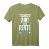 Witziges Tschüss Amt Hallo Rente Rentner T-Shirt  Für Camping, Angeln & Naturfreunde im Ruhestand