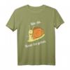 Bin da kann losgehen Schnecken Design Fun Sprüche T-Shirt  Lustiges Tiermotiv für Schneckenfans und Geburtstagsgeschenke