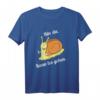Bin da kann losgehen Schnecken Design Fun Sprüche T-Shirt  Lustiges Tiermotiv für Schneckenfans und Geburtstagsgeschenke