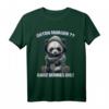 Guten Morgen? Ganz Dünnes Eis! Lustiges Panda Kaffee T-Shirt  Sarkastisches Geschenk für Morgenmuffel, Mitarbeiter & Panda Fans