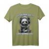 Guten Morgen? Ganz Dünnes Eis! Lustiges Panda Kaffee T-Shirt  Sarkastisches Geschenk für Morgenmuffel, Mitarbeiter & Panda Fans