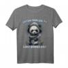 Guten Morgen? Ganz Dünnes Eis! Lustiges Panda Kaffee T-Shirt  Sarkastisches Geschenk für Morgenmuffel, Mitarbeiter & Panda Fans