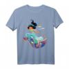 HapBunny Disney T-Shirt mit Princess Jasmine und Magic Carpet Pose  Perfekt für Fans und Geburtstagsfeiern