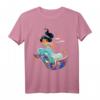 HapBunny Disney T-Shirt mit Princess Jasmine und Magic Carpet Pose  Perfekt für Fans und Geburtstagsfeiern
