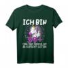 Ich bin 39+ Damen T-Shirt zum HapBunny mit Einhorn und Glitzer - Witziges Geburtstagsgeschenk für Frauen mit Humor