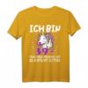 Ich bin 39+ Damen T-Shirt zum HapBunny mit Einhorn und Glitzer - Witziges Geburtstagsgeschenk für Frauen mit Humor