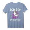 Ich bin 39+ Damen T-Shirt zum HapBunny mit Einhorn und Glitzer - Witziges Geburtstagsgeschenk für Frauen mit Humor