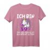Ich bin 39+ Damen T-Shirt zum HapBunny mit Einhorn und Glitzer - Witziges Geburtstagsgeschenk für Frauen mit Humor