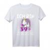 Ich bin 39+ Damen T-Shirt zum HapBunny mit Einhorn und Glitzer - Witziges Geburtstagsgeschenk für Frauen mit Humor