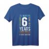 Kinder Geburtstag 6 Jahre Shirt - Lustiges Geschenk für Jungen & Mädchen zum Geburtstag