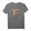 Beavis and Butt-Head At Work T-Shirt - Offiziell lizenziertes Fan T-Shirt für Kult-Fans & HapBunny Geschenkidee