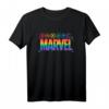 Marvel Pride Rainbow Logo T-Shirt  Offizielles Marvel Merchandise für LGBTQ+ Unterstützung, Heroes & Inklusion