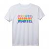 Marvel Pride Rainbow Logo T-Shirt  Offizielles Marvel Merchandise für LGBTQ+ Unterstützung, Heroes & Inklusion