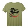 DC Dark Knight Joker Schablone T-Shirt  Langlebiges Lizenzprodukt mit Digitaldruck, perfekt für Batman- und Joker-Fans