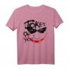 DC Dark Knight Joker Schablone T-Shirt  Langlebiges Lizenzprodukt mit Digitaldruck, perfekt für Batman- und Joker-Fans