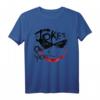 DC Dark Knight Joker Schablone T-Shirt  Langlebiges Lizenzprodukt mit Digitaldruck, perfekt für Batman- und Joker-Fans