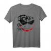 DC Dark Knight Joker Schablone T-Shirt  Langlebiges Lizenzprodukt mit Digitaldruck, perfekt für Batman- und Joker-Fans
