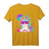 Buntes Einhorn 90er Jahre Party Kostüm - Lustiges Karnevals- und Festivaloutfit für 90s Disko, Fasching & Junggesellinnenabschied