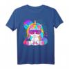 Buntes Einhorn 90er Jahre Party Kostüm - Lustiges Karnevals- und Festivaloutfit für 90s Disko, Fasching & Junggesellinnenabschied