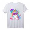 Buntes Einhorn 90er Jahre Party Kostüm - Lustiges Karnevals- und Festivaloutfit für 90s Disko, Fasching & Junggesellinnenabschied