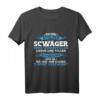 Stolzer Schwager einer Schwägerin - Lustiges Geschenk T-Shirt für Geburtstag & Weihnachten, Klassisch geschnitten
