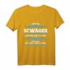 Stolzer Schwager einer Schwägerin - Lustiges Geschenk T-Shirt für Geburtstag & Weihnachten, Klassisch geschnitten