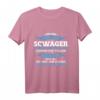 Stolzer Schwager einer Schwägerin - Lustiges Geschenk T-Shirt für Geburtstag & Weihnachten, Klassisch geschnitten