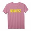 Borusse T-Shirt  Klassisch geschnittenes Fan-Shirt für Borussia Dortmund Fans mit doppeltem Saum