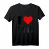 I Love Me T-Shirt mit rotem Herz  Inspirierende Kleidung für Selbstliebe und Selbstbewusstsein