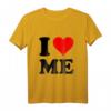 I Love Me T-Shirt mit rotem Herz  Inspirierende Kleidung für Selbstliebe und Selbstbewusstsein