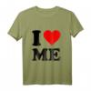 I Love Me T-Shirt mit rotem Herz  Inspirierende Kleidung für Selbstliebe und Selbstbewusstsein