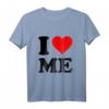 I Love Me T-Shirt mit rotem Herz  Inspirierende Kleidung für Selbstliebe und Selbstbewusstsein
