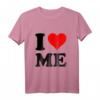 I Love Me T-Shirt mit rotem Herz  Inspirierende Kleidung für Selbstliebe und Selbstbewusstsein