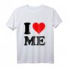 I Love Me T-Shirt mit rotem Herz  Inspirierende Kleidung für Selbstliebe und Selbstbewusstsein