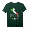 Italia - Bella Italia Landkarte T-Shirt mit italienischer Flagge für Urlaub, Sommer & Italienfans