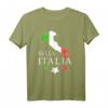 Italia - Bella Italia Landkarte T-Shirt mit italienischer Flagge für Urlaub, Sommer & Italienfans