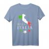 Italia - Bella Italia Landkarte T-Shirt mit italienischer Flagge für Urlaub, Sommer & Italienfans