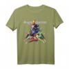 HapBunny Rainbow Pyramid Retro Action Portrait T-Shirt - Lizenziertes Vintage & Comic Design für Fans & Feiern