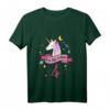 Kinder Geburtstagsshirt für 4 Jahre Mädchen mit Einhorn-Design  Klassisches Geburtstags-T-Shirt für kleine Geburtstagsfeiern